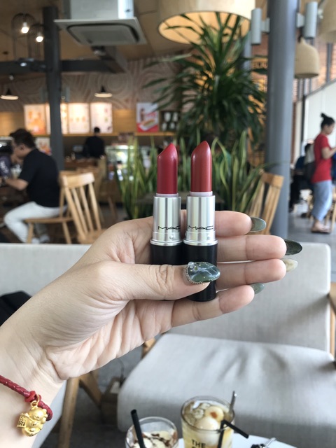 Son Mac limited chính hãng màu Ruby Woo, Chilli