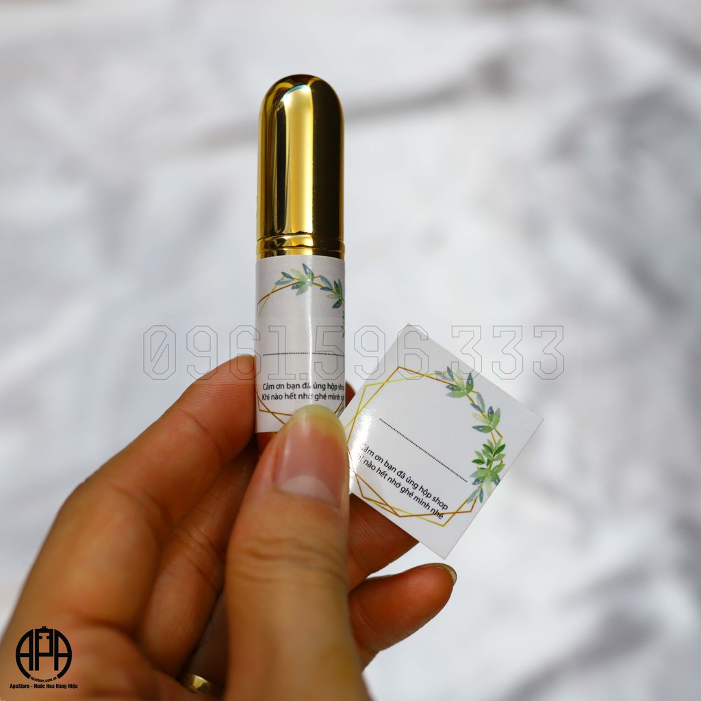 Chai chiết nước hoa dạng xịt, hình trụ 5ml và 10ml - NHỎ GỌN TIỆN DỤNG