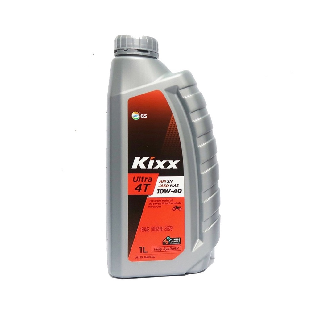 Nhớt Kixx 10W40 Fully Synthentic tổng hợp hoàn toàn chai 1L nhập khẩu Hàn Quốc 800ML