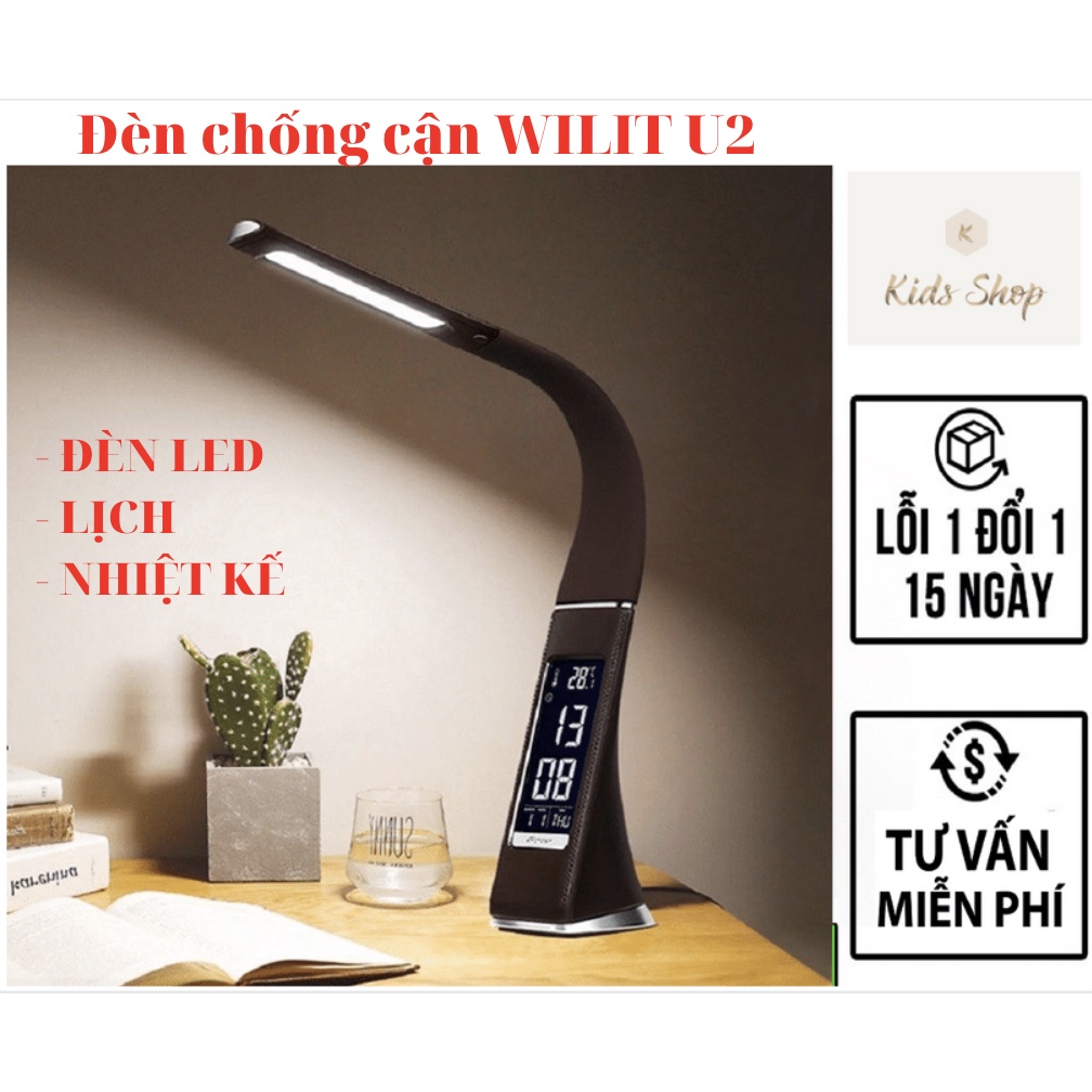 Đèn bàn chống cận cảm ứng Wilit U2 model LD-075, Đèn học Led cảm ứng chống cận - H1044