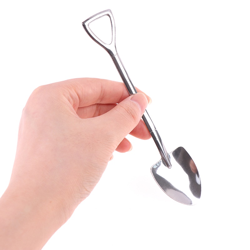 Set 4 muỗng hình dụng cụ bằng thép không gỉ cổ điển