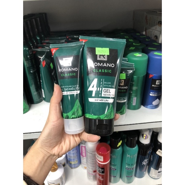 Gel tạo kiểu tóc giữ nếp tóc romano