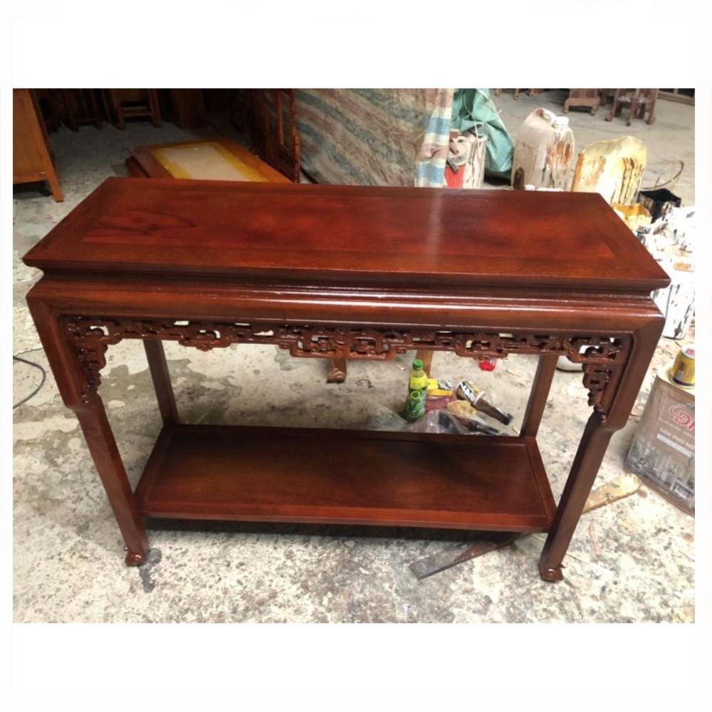 Bàn chữ nhật chân cong