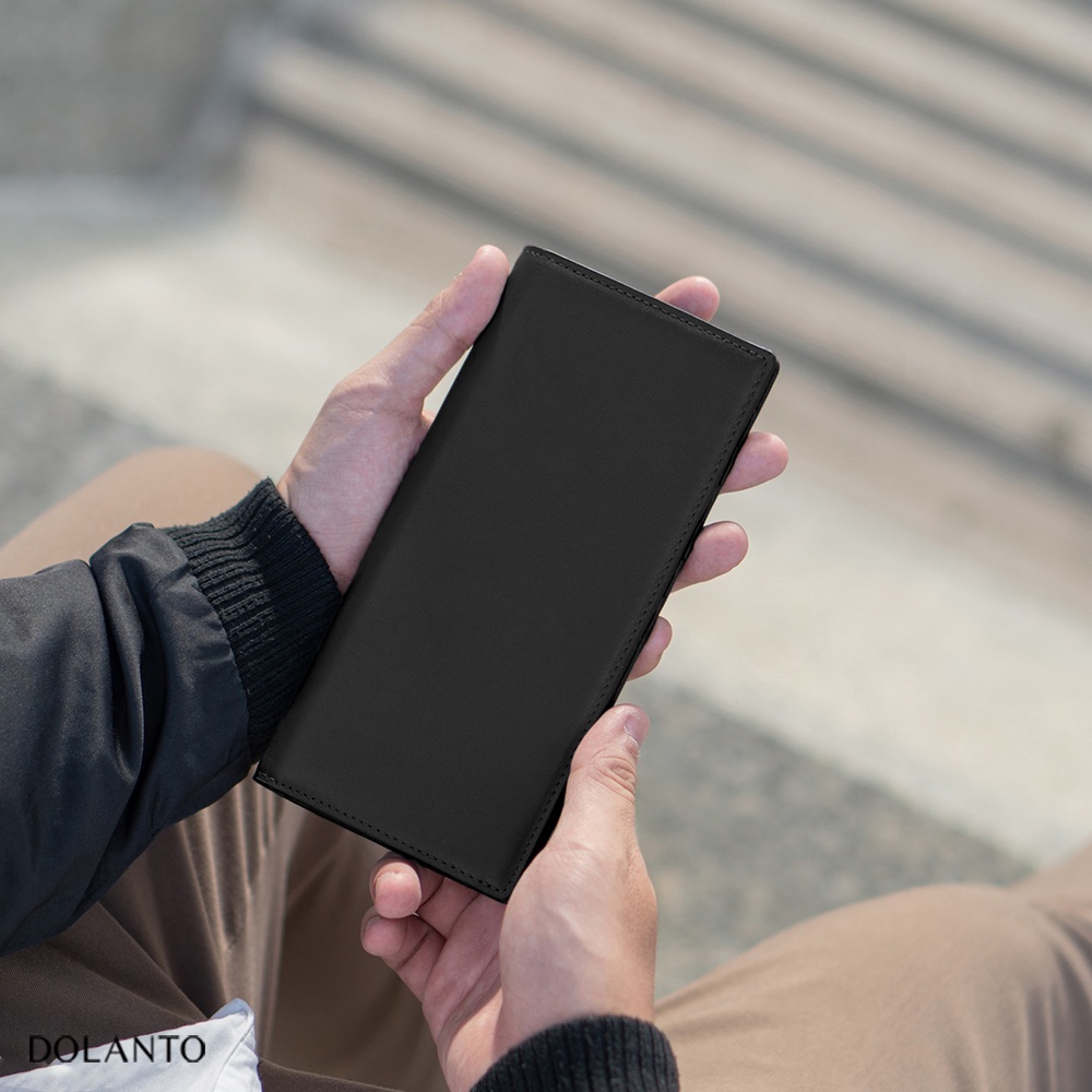 Ví Dài Cầm Tay Da Thật PISA Nhập Khẩu Thương Hiệu DOLANTO