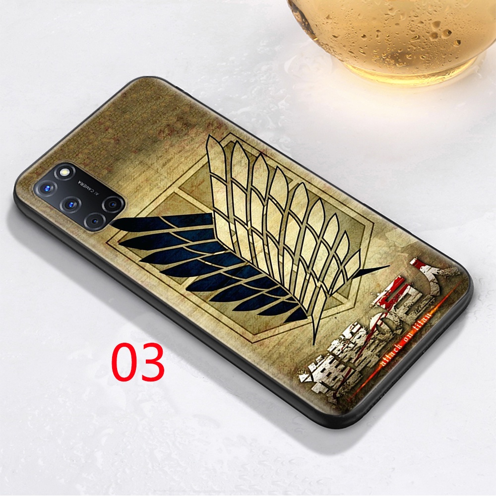 Ốp Điện Thoại Silicon Mềm Hình Attack On Titan S-181 Cho Xiaomi Redmi Note 9 9a 9c 9s Pro Max 9t 5g 9 Power