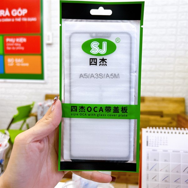 Kính ép OCA SJ Oppo A3s, bảo hành đổi trả.