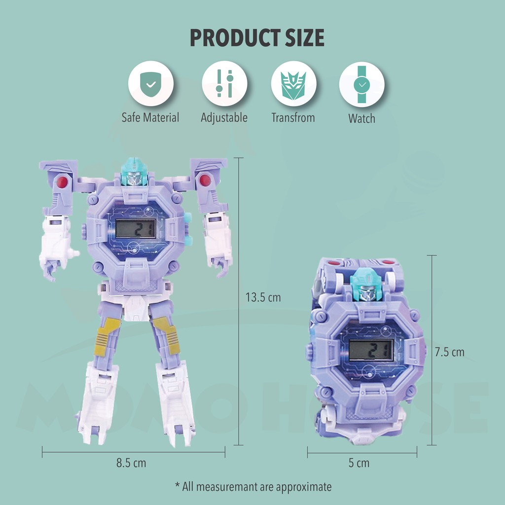 Đồ chơi đồng hồ biến hình robot độc đáo dành cho bé | BigBuy360 - bigbuy360.vn