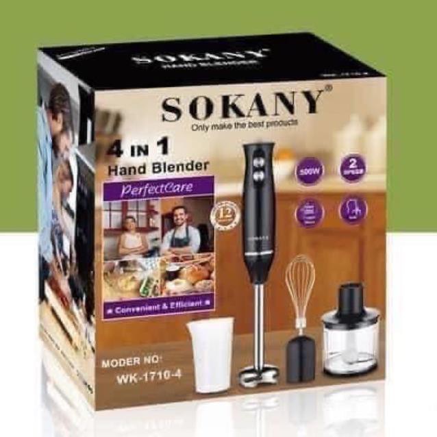 MÁY XAY CẦM TAY SOKANY 4 IN 1 TX103