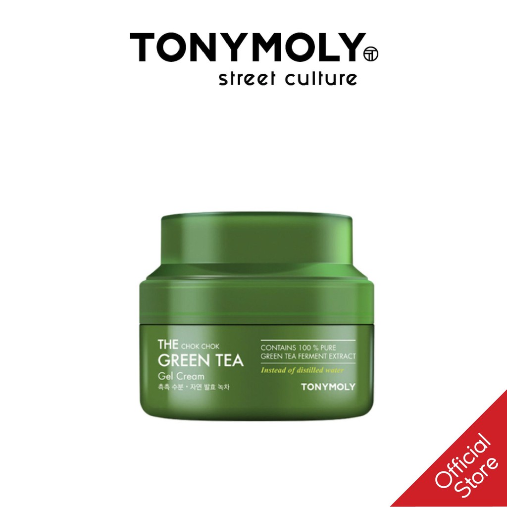 Kem Dưỡng Trà Xanh Dạng Gel TONYMOLY The Chok Chok Green Tea Gel Cream 60ml