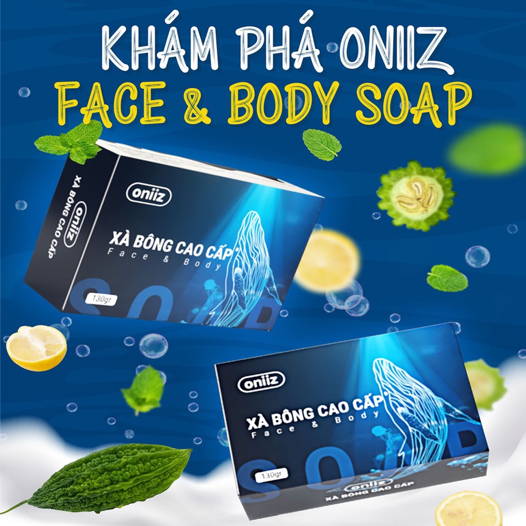 Combo bọt vệ sinh nam giới oniiz, dung dịch nam tạo bọt mịn &amp; Xà bông thảo dược