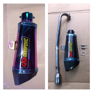 [HOẢ TỐC HCM] pô akrapovic VN _kèm cổ-lò xo-tiêu giảm thanh gắn wave dream sirius