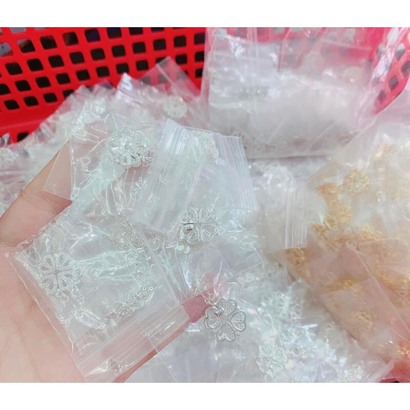 DÂY CHUYỀN MẶT 4 LÁ GHÉP ĐEO ĐƯỢC NHIỀU KIỂU- CHẤT LIỆU BẠC S925