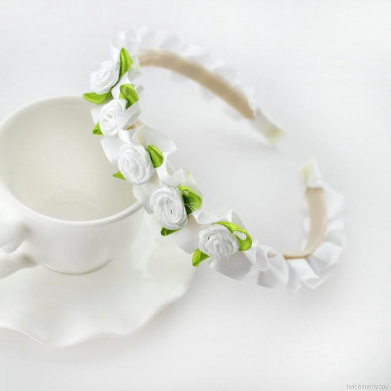 Băng đô đính nơ xinh xắn cho bé gái