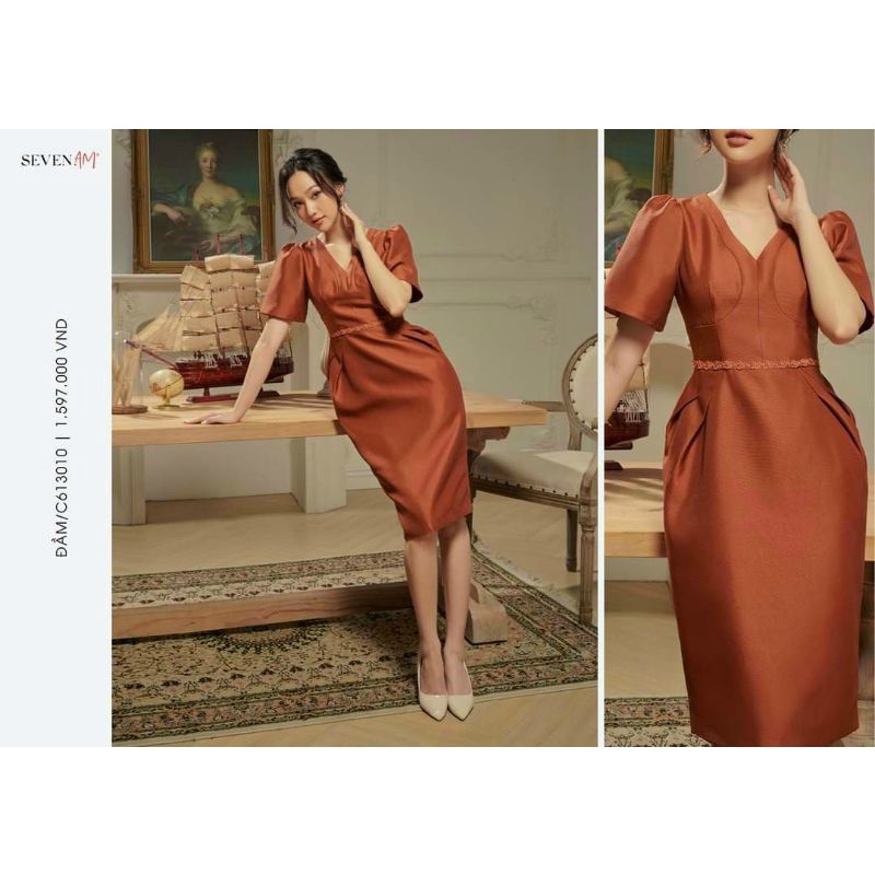 Đầm bút chì hãng SEVEN.AM sale rẻ