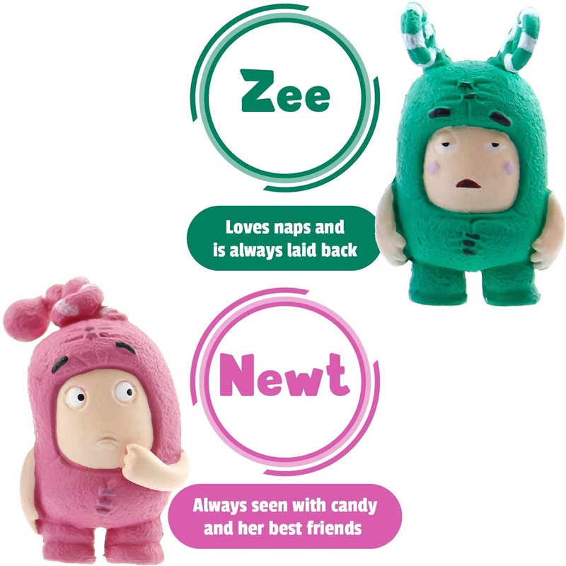 Set 7 Mô Hình Mô Phỏng Nhân Vật Oddbods Hoạt Hình Bằng PVC