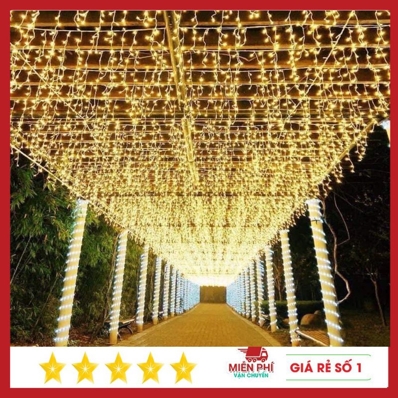 Mua Dây Đèn led rèm trang trí 12m x0.6m Điểm Sao Băng, dây bóng đèn ...