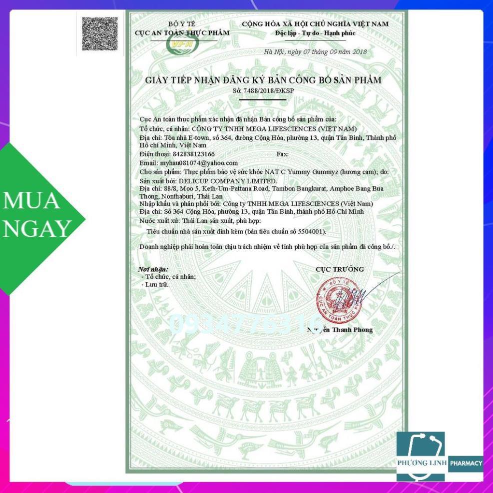 Kẹo dẻo Nat C Ymmy Gummyz
