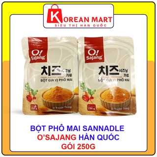 Bột phô mai O'sajang Hàn quốc gói 250g thơm béo ngọt.