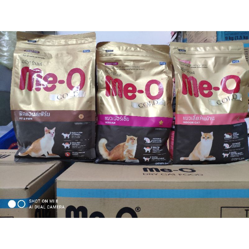 Thức ăn mèo MeO Gold 1.2kg. Bộ sản phẩm hạt cao cấp cho mèo nhập khẩu Thái Lan