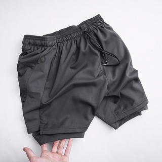 QUẦN THỂ THAO running chạy bộ 2 lớp