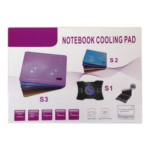 Đế Tản Nhiệt Laptop 2 Quạt Lớn Notebook Cooling Pad S3