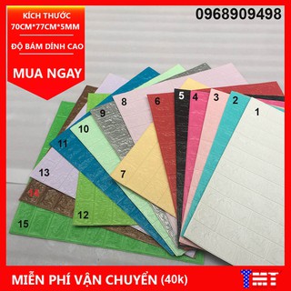 Combo 20 tấm xốp dán tường loại 5mm chuẩn