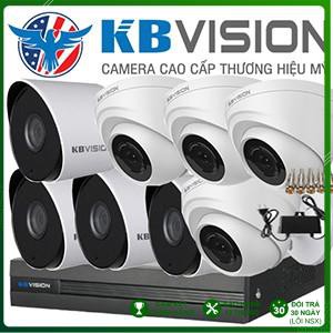 [HOT] [Giá cực sốc]Trọn bộ 8 camera giám sát KBVISION Full HD 1080p kèm phụ kiện|camera an ninh