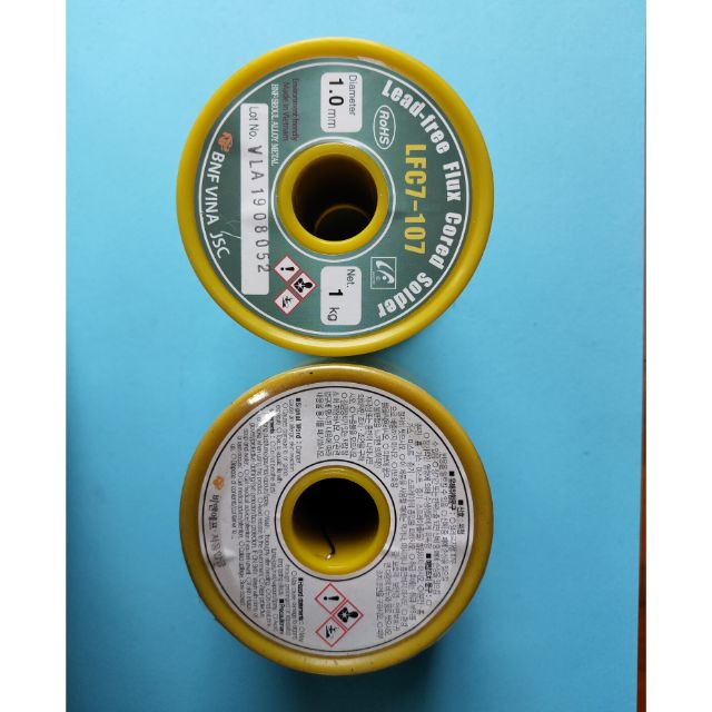 Cuộn thiếc hàn 1.0kg dây 1.0mm