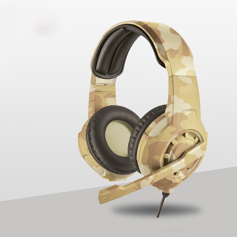 TAI NGHE GAMING CÓ MIC PUBG, ROS, FREEFIRE THIẾT KẾ QUÂN SỰ, RẰN RI CÁ TÍNH, ÂM THANH STEREO 3D