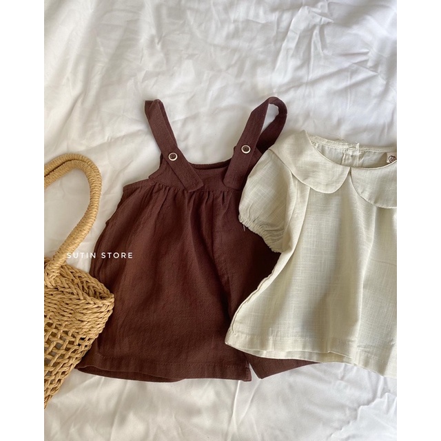 Set yếm cho bé gái