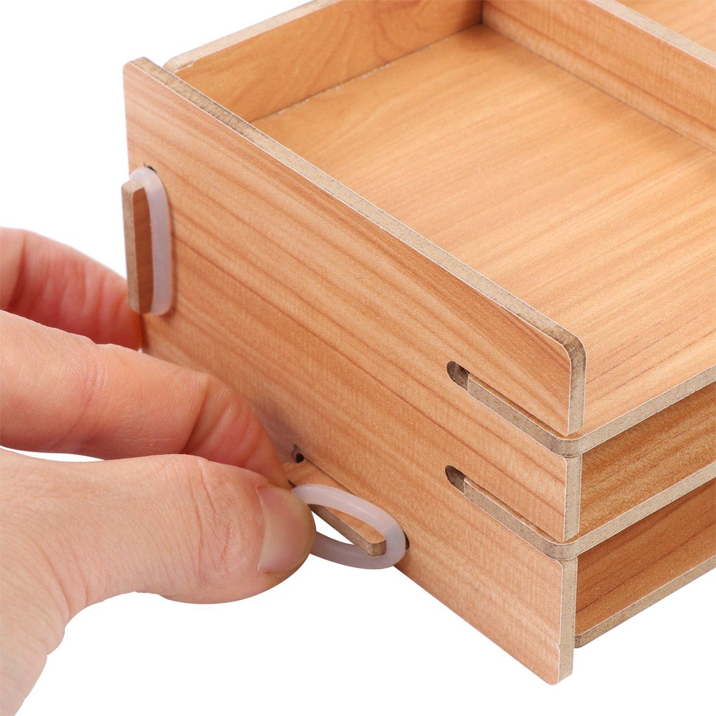 Khay Gỗ Đựng Dụng Cụ Vẽ Tranh Nhiều Ngăn Tiện Lợi