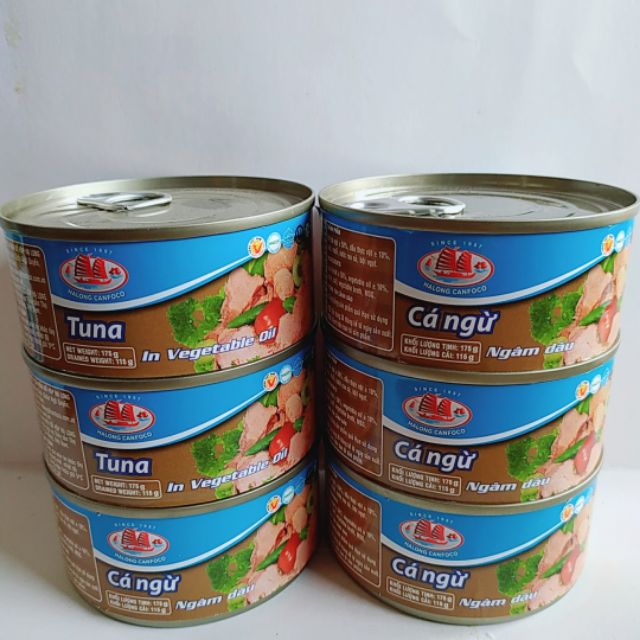 Cá ngừ ngâm dầu Hạ Long 175g/1hộp