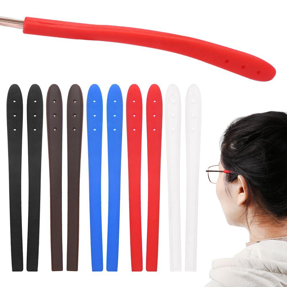 Set 1 Cặp Móc Đeo Tai / Chân / Mắt Kính Chất Liệu Silicon Thời Trang