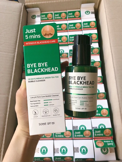 Sữa Rửa Mặt Sủi Bọt Giảm Mụn Đầu Đen Some By Mi Bye Bye Blackhead 120g [Nhập Khẩu Chính Hãng] | WebRaoVat - webraovat.net.vn