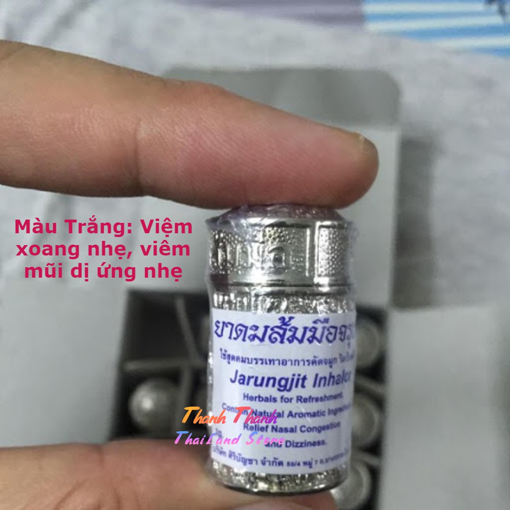 Ống hít viêm xoang mũi JARUNGJIT INHALOR - 35GR - hỗ trợ các loại viêm xoang, viêm mũi