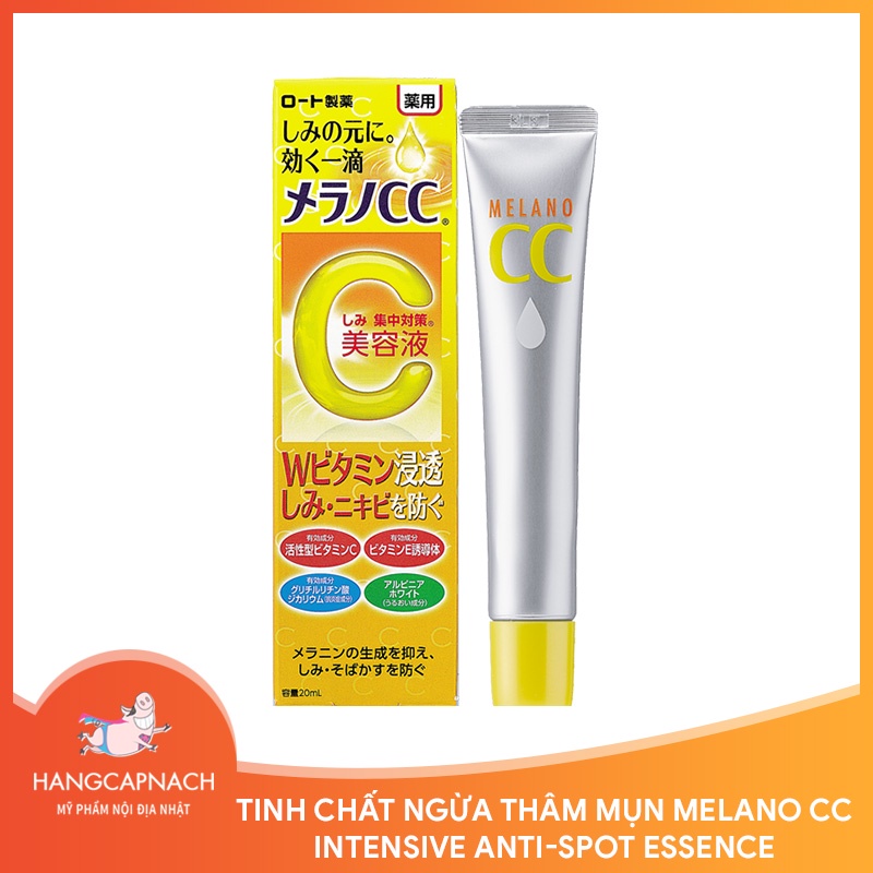 Tinh chất vitamin C Melano CC Intensive Anti-Spot Essence 20ml nội địa Nhật xóa thâm mụn, giảm nám