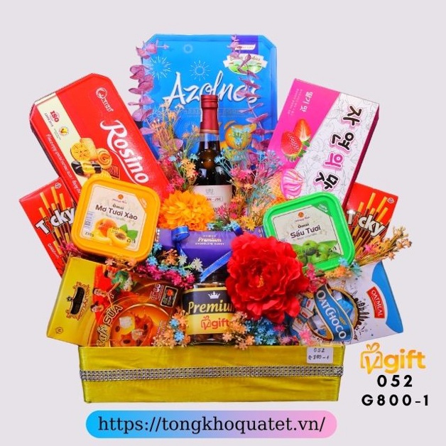 Giỏ Quà Tết 2022 Mẫu Giỏ 750 - 800 ( 6 Giỏ Quà Tết ) | BigBuy360 - bigbuy360.vn