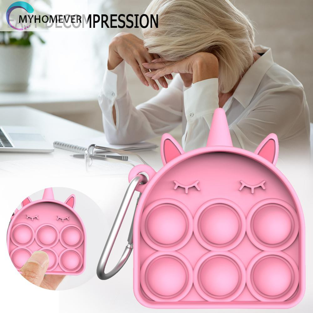 Đồ chơi fidget nhấn bóp bong bóng bằng silicon hình quái vật giảm căng thẳng cho người lớn và trẻ em tự kỷ
