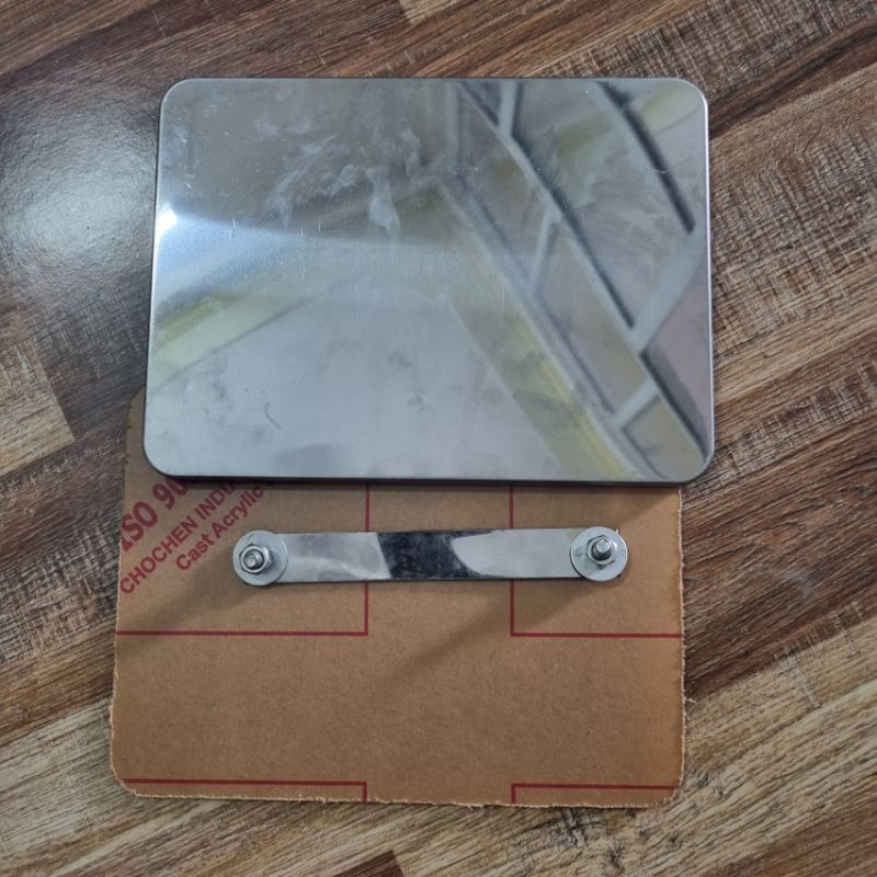 Khung biển số xe điện, xe máy inox nguyên tấm