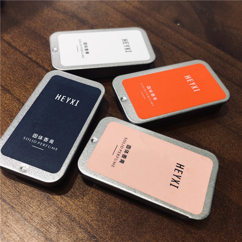 Nước hoa khô dạng sáp HEYXI 4 mùi hương ngọt ngào tươi mát sáp thơm cho nam và nữ nhỏ gọn tiện dụng ZD-NH3 | Thế Giới Skin Care
