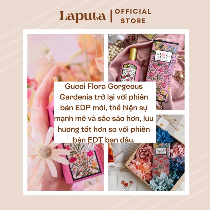Nước Hoa Nữ Flora Gorgeous Gardenia EDP hương hoa nhẹ nhàng, nữ tính