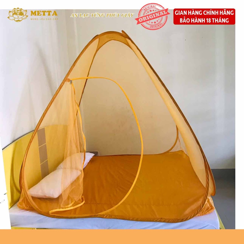 NEW | Mùng Ngủ, Màn Ngủ Tự Bung METTA 1M2 x 1M9 - Hàng Chính Hãng