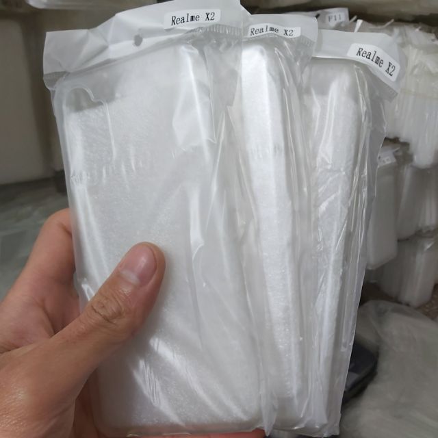 Ốp lưng Silicon trong suốt oppo realme x2