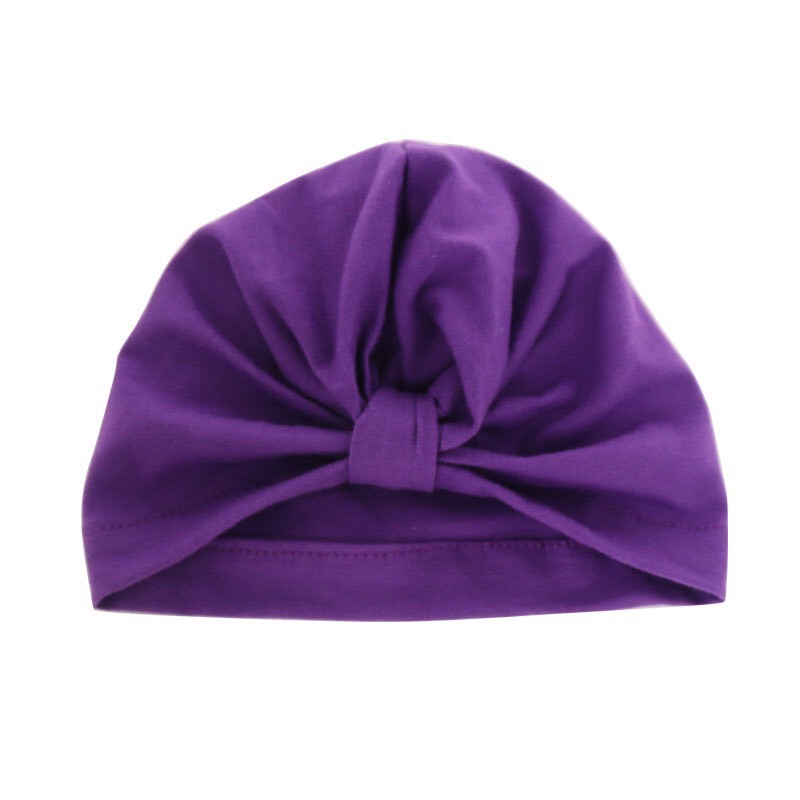 Mũ turban xinh xắn cho bé, vải cotton cao cấp mềm mịn, được chọn màu - MU10