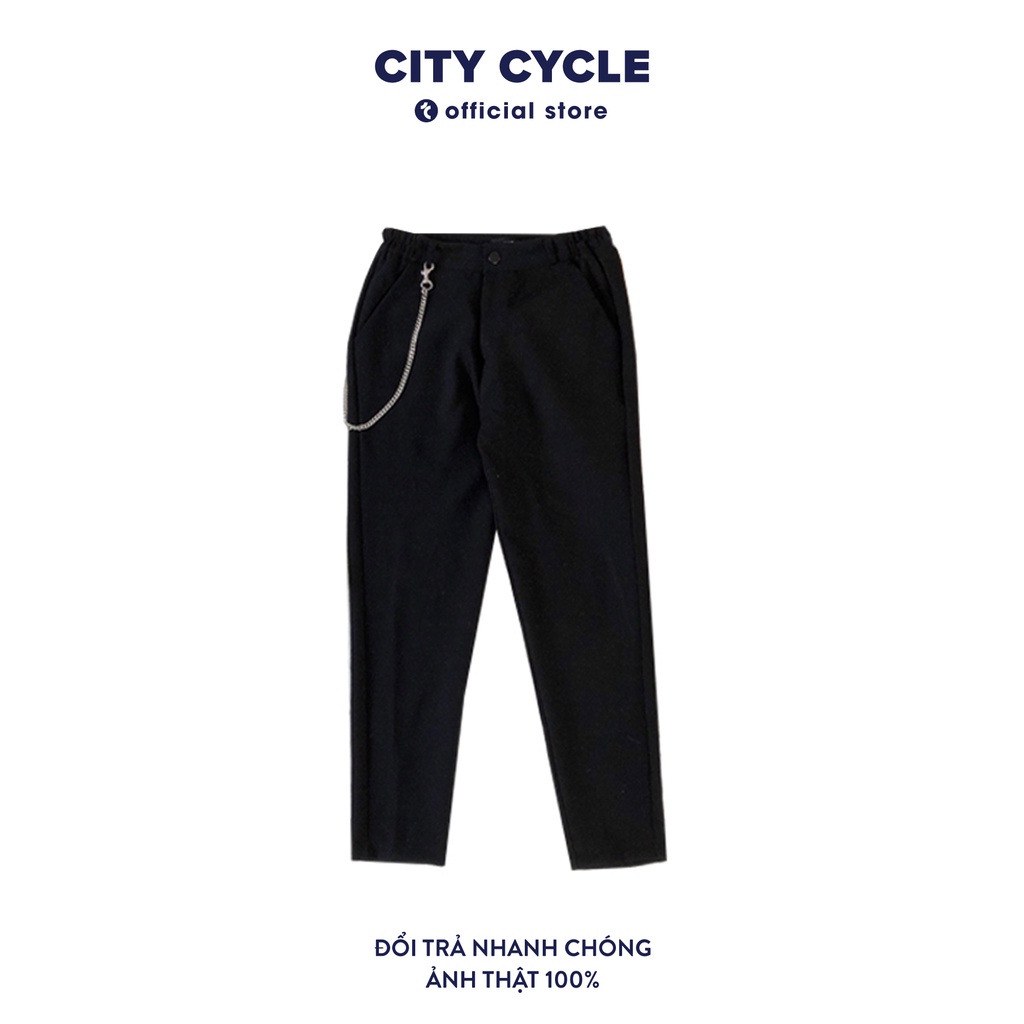 Quần tây nam Basic trousers City Cycle - Quần âu tặng kèm dây xích dáng Unisex ống suông Local Brand