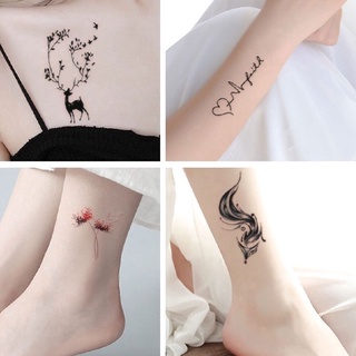 Tattoo stickers 30 fashion trend tattoo stickers temporary waterproof tattoo pattern English tattoo stickers fashion tattoo stickers temporary tattoo women