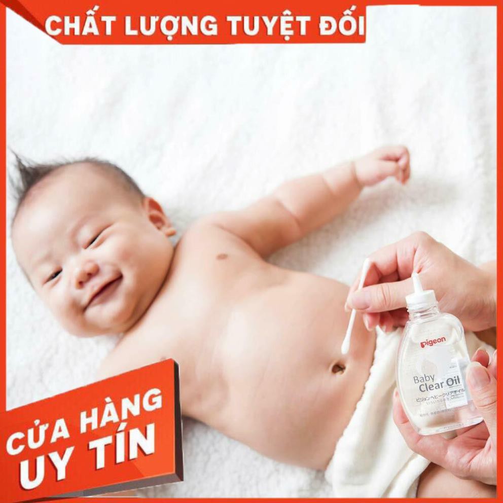 [Hàng Nhật nội địa] Dầu massage body em bé Pigeon Baby Clear Oil, dầu dưỡng ẩm