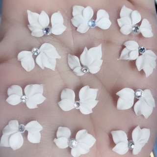Hoa bột dán móng chân