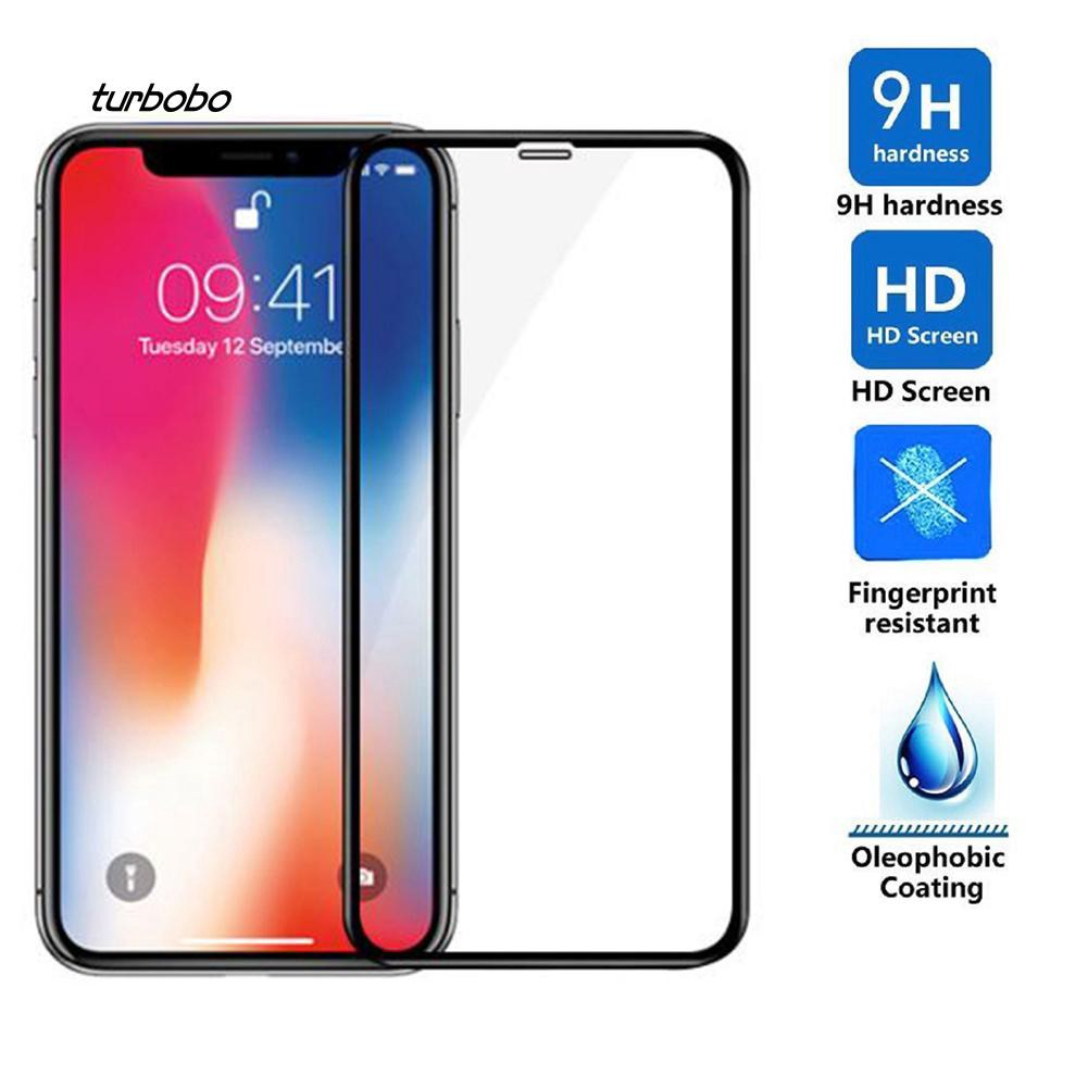 Kính Cường Lực 5D Viền Cong Bảo Vệ Màn Hình Điện Thoại iPhone XS Max XR