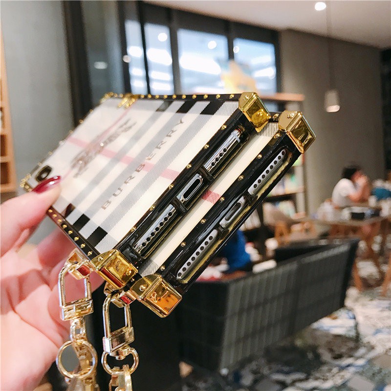 Ốp Điện Thoại Mềm In Logo Thời Trang Kèm Dây Đeo Cho iphone 15 14 13 12 11 pro max xr xs max 6 7 8 plus